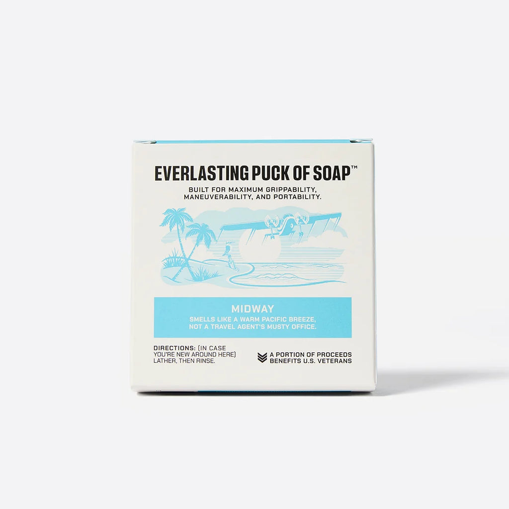 Duke Cannon Everlasting Puck of Soap, Midway Citrus + Cedarwood, 5 oz