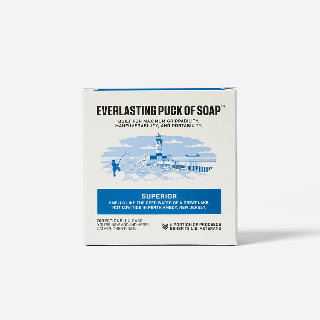 Duke Cannon Superior Everlasting Puck of Soap, Fresh Water + Citrus