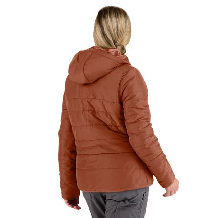 Berne Women's Channel Quilt Ripstop Hooded Jacket