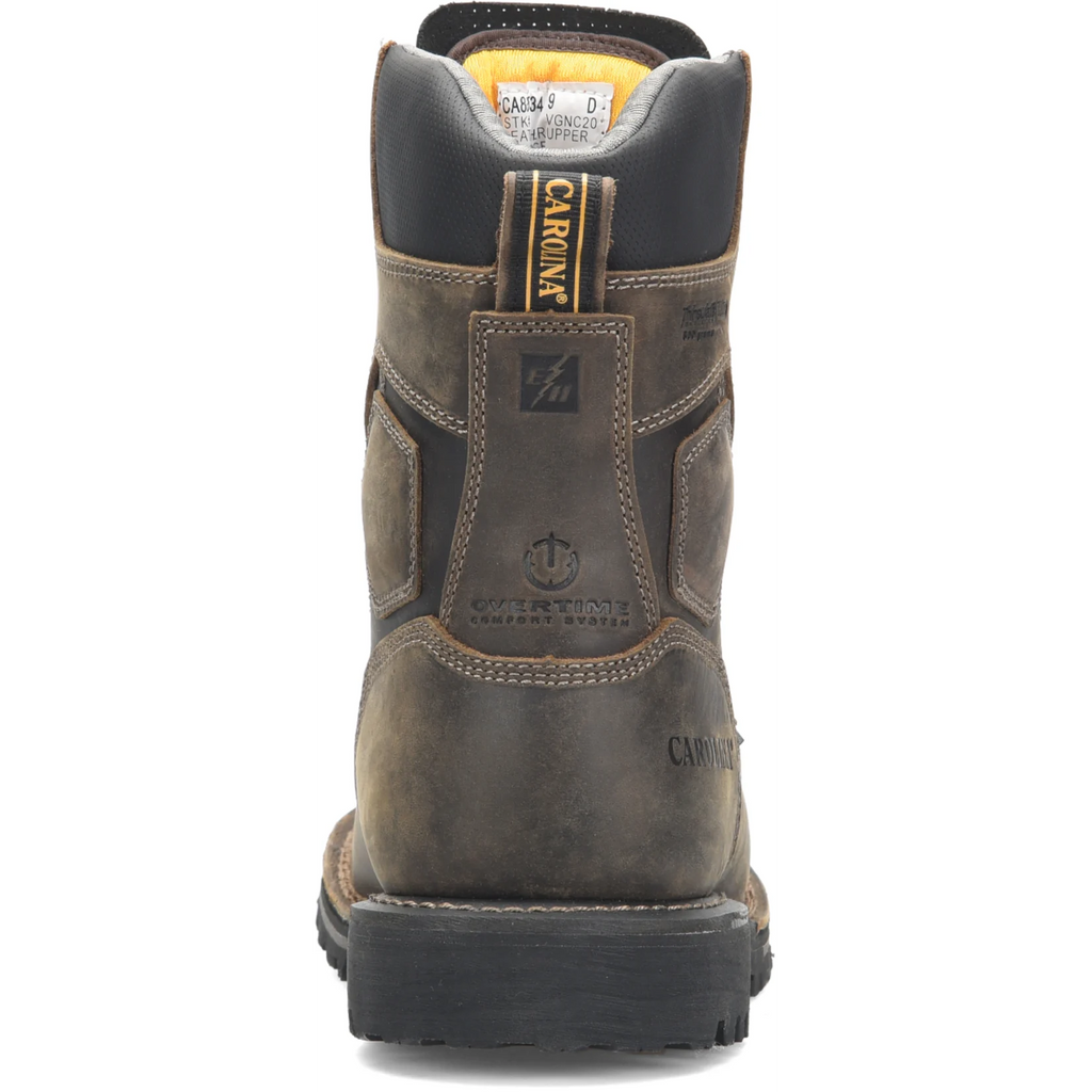 Carolina Pitstop Men's 8" Soft Toe Waterproof Insulated Work Boot CA8034