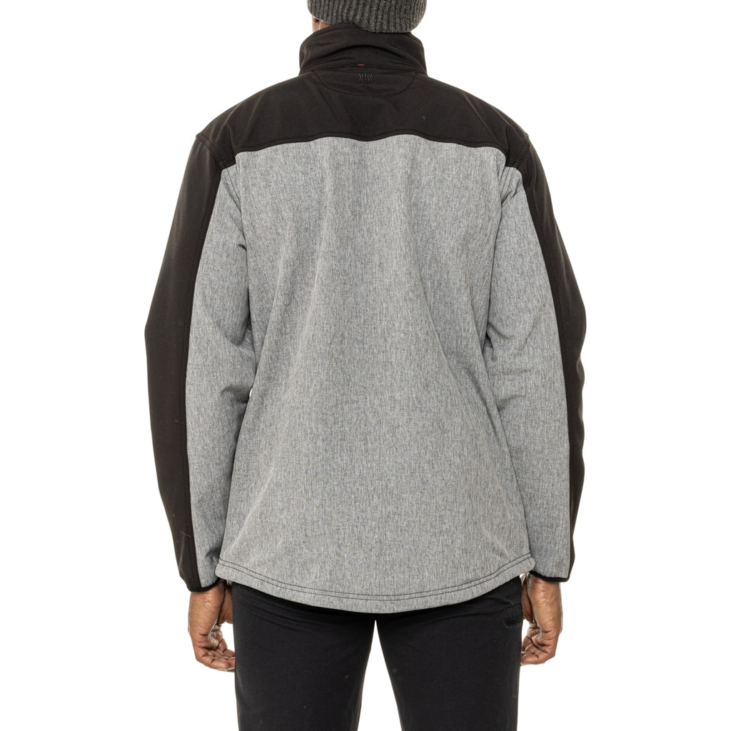 Dakota Grizzly Zander Soft Shell Jacket - Back - Platinum
