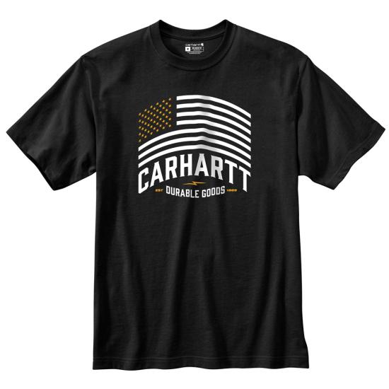 Carhartt Men's Relaxed Fit Midweight Short-Sleeve Flag Graphic T-Shirt - 105929