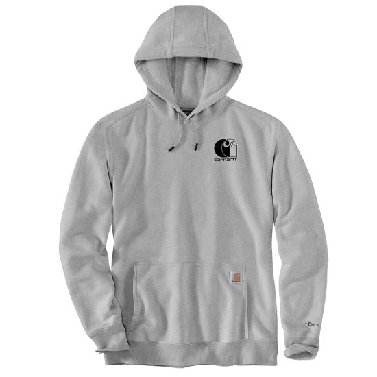 Carhartt 107064 Force Relaxed Fit Lightweight Logo Graphic Sweatshirt - Gray