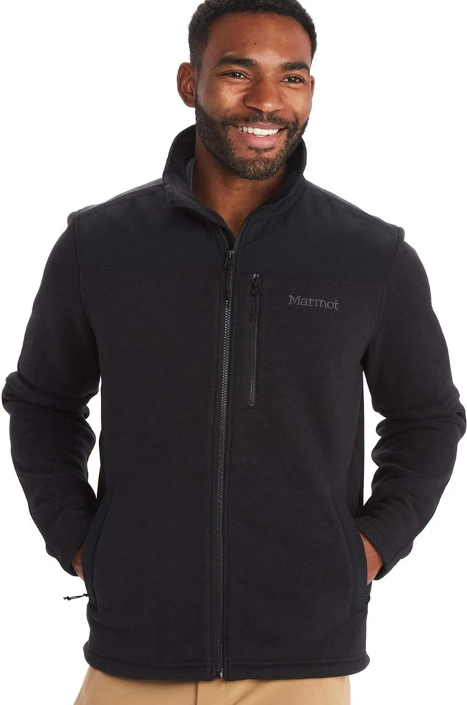 Marmot Wrangell Polartec Fleece Jacket – Black