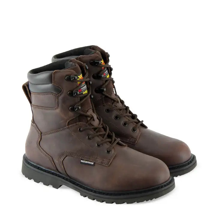 Thorogood Men's 8" V Series Waterproof Insulated Crazyhorse Work Boot 864-4281
